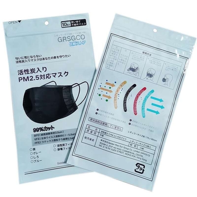 Mylar Heavy Duty Resealable Bags Matowe wykończenie Plastikowe torby do pakowania wielokrotnego użytku