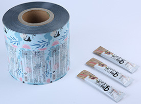 Saszetka z folii laminowanej w rolce BOPP Folia aluminiowa do ciastek