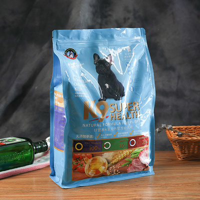 Mylar Edibles Torba do pakowania karmy dla zwierząt Zip Lock Stand Up Etui