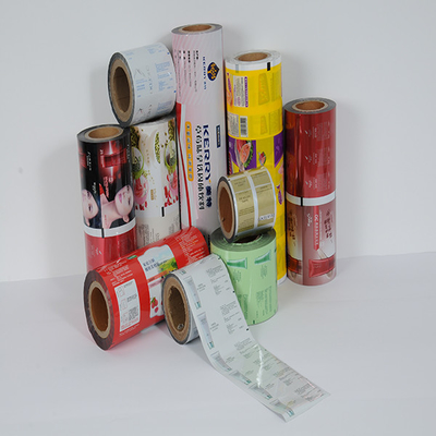 Saszetka do pakowania żywności Rolka folii Plastik Laminowany Rilm Elastyczny OPP Matowy metalizowany