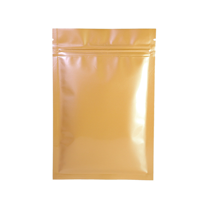 Ponownie zamykany zamek błyskawiczny odporny na zapach Mylar BRC Poly Resealable Torby Matowa czarna torba