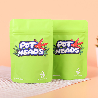 Holograficzny Mylar Zipper Stand Up Pouch Druk wklęsły