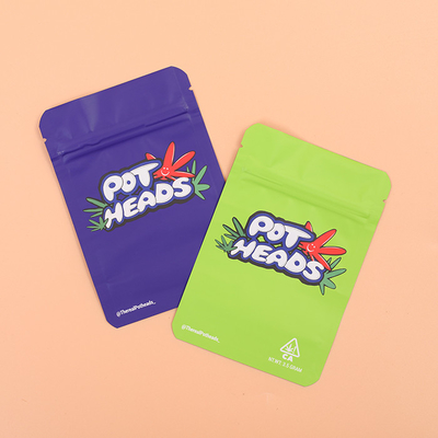 Holograficzny Mylar Zipper Stand Up Pouch Druk wklęsły